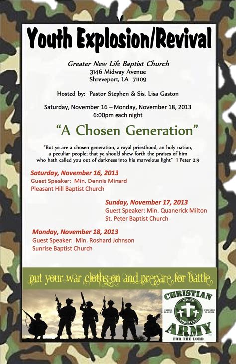 More details about pac awards can be found in the current apha rulebook. Download free Youth Revival Program Template ...