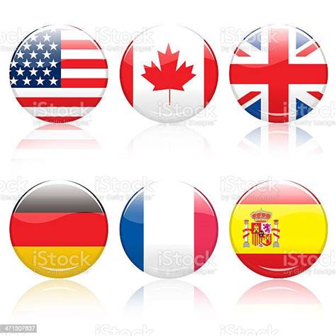 Pin Bendera Dunia Foto Stok Unduh Gambar Sekarang Ikon Simbol
