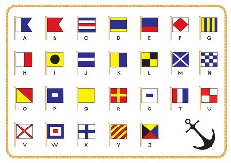 R Nautical Flag Alphabet Pillow
