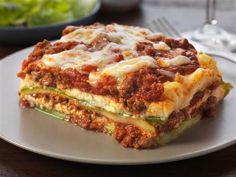 Beef and Zucchini Noodle Lasagna Recipe