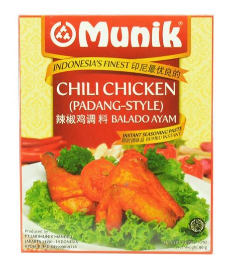 Memasaknya pun menjadi tak segan walaupun aromanya menyebar ke seluruh penjuru. Bumbu Balado Ayam (Chili Chicken Padang Style) 90 Gr. by Munik