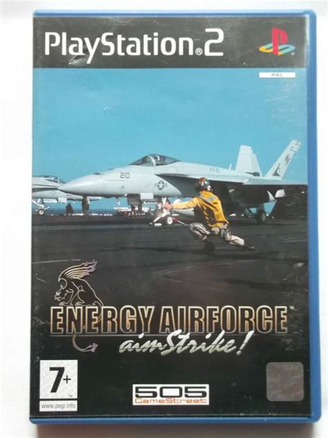 Energy Airforce Aim Strike Sony Playstation Ps2 Flight Simulator Game