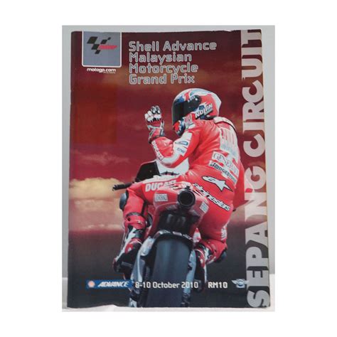 MotoGP Sepang Malaysia Official Trackside Programme Book Valentino Rossi Win The