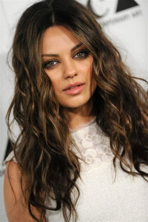 Mila Kunis Hair Goals Color Hot Hair Colors Wedding Makeup For