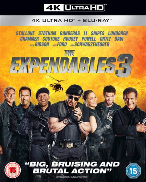 The Expendables 3 2014 Blu Ray 4k Ultra Hd Blu Ray Planet Of