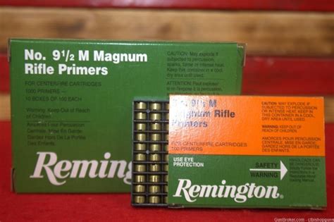 Remington 9 1 2 M Magnum Rifle Primers 1000 Primers Reloading Primers