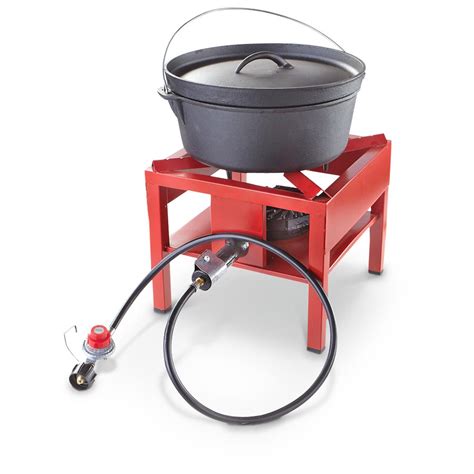 Guide Gear Outdoor Stand Cooker Red 582391 Stoves At Sportsmans Guide