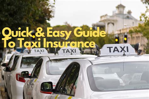 Quick & Simple Taxi Insurance Guide, providing taxi drivers with advice
