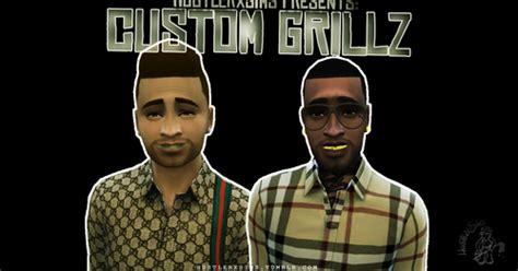My Sims 4 Blog Custom Grillz By Hustlerxsims