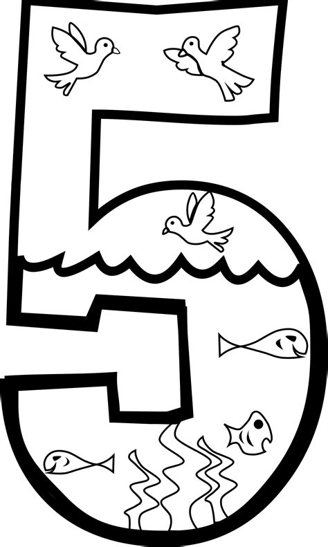 Creation Days Coloring Pages Sketch Coloring Page