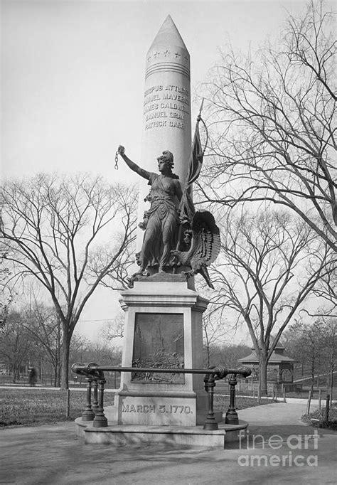 Boston Massacre Monument C1900 Photograph By Granger Fine Art America