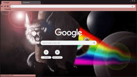 Realistic Nyan Cat Chrome Theme Themebeta