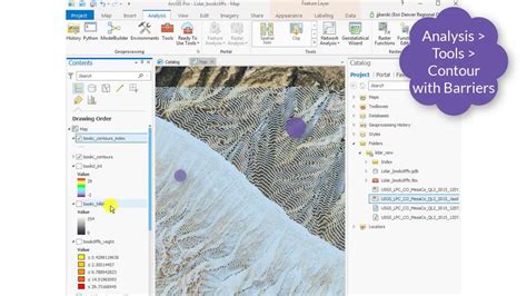How To Create Contours And Index Contours In Arcgis Pro Youtube