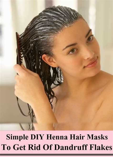 5 Simple Diy Henna Hair Masks To Get Rid Of Dandruff Flakes Search Home Remedy