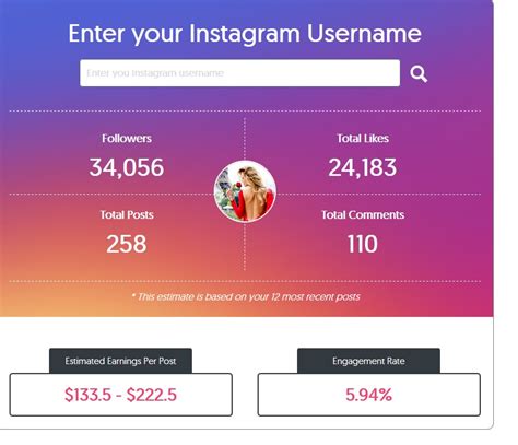 Instagram Engagement Tool And Worth Calculator Blackhatworld