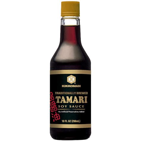 Kikkoman Tamari Soy Sauce 10 Fl Oz Pack Of 6 Shop Gourmet