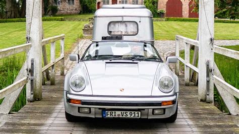 Classic Porsche 911 Speedster Owner Tows His Tiny Camper Car In My Life
