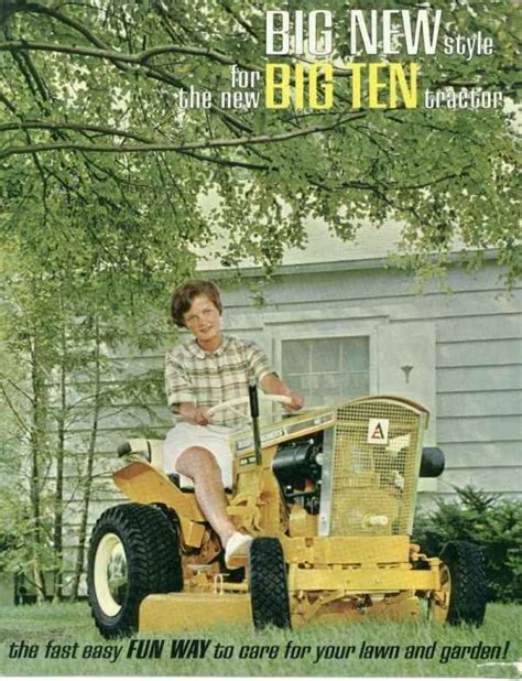 1965 Allis Chalmers Big Ten Garden Tractor Vintage Tractors Chalmers