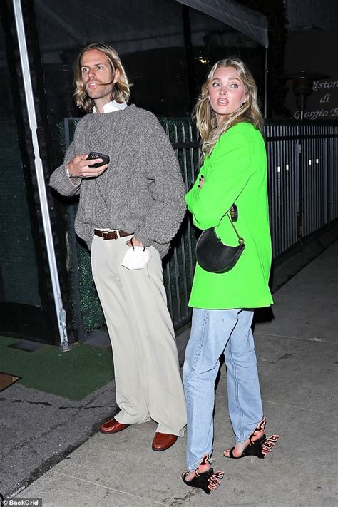 Elsa Hosk Turns Heads While Stepping Out For Dinner With Her Partner