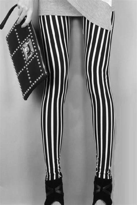 fashion vertical stripe leggings ☮k☮ striped leggings tight leggings tights