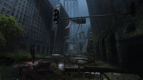Wallpaper City Apocalyptic Artwork Science Fiction Ruins