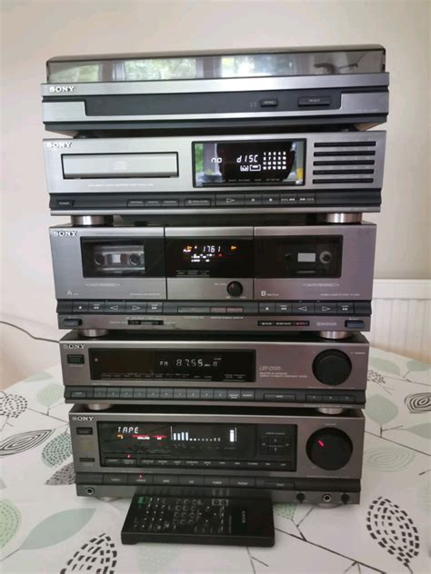 Sony Lbt D505 Separates Stereo System With Turntable In Bromley
