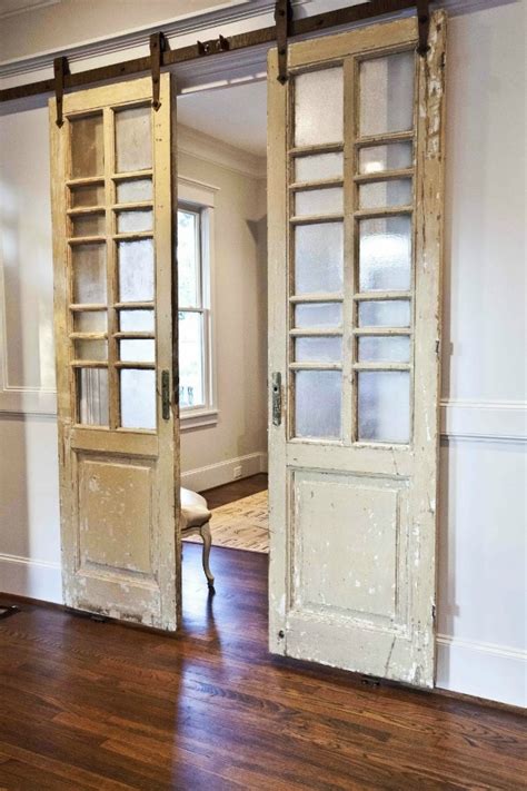 Because barn doors are sliding doors, they work well as dividers. Sliding Barn Door Ideas to Get The Fixer Upper Look