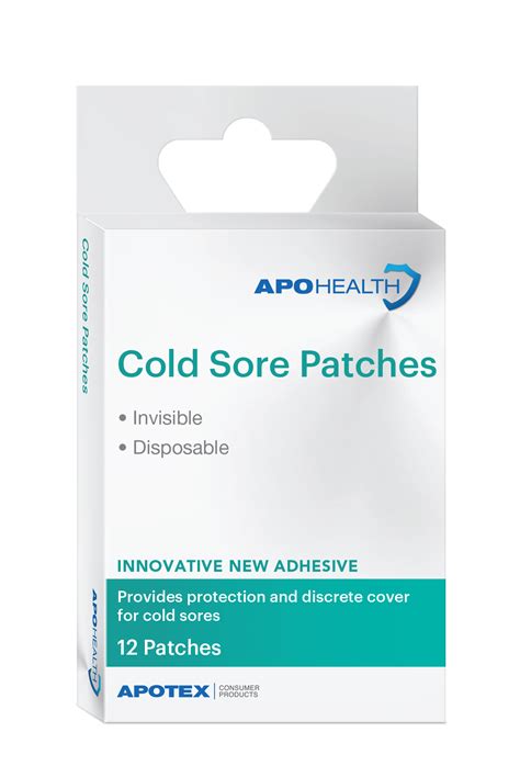 Apohealth Cold Sore Patches Box Of 12 Lfa