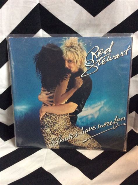 Vinyl Record Rod Stewart Blondes Have More Fun Boardwalk Vintage