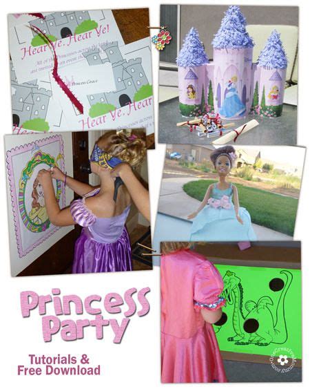 Princess Party Project Ideas And Downloads Artofit