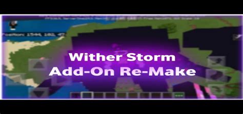 Wither Storm Addon Killeable V3 Mcpe Addonsmcpe Mods