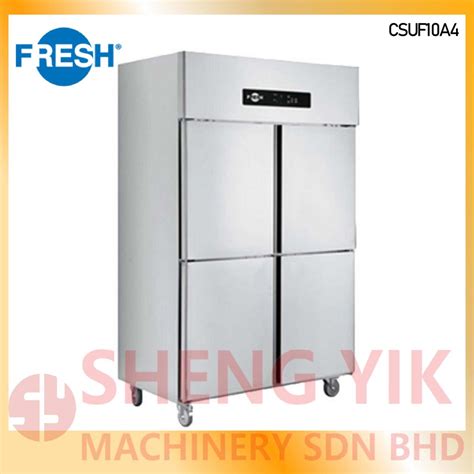 Fresh 4 Doors Upright Refrigerator Freezer Ssteel Csuf10a4 Shopee