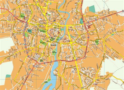 Rzeszow Wall Map Digital Maps Netmaps Uk Vector Eps And Wall Maps