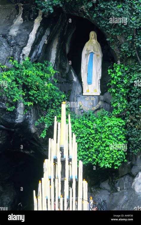 Statue Of The Virgin Mary At The Holy Grotto At Lourdes The 46 Off