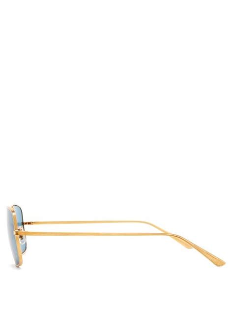 Gold X Oliver Peoples Victory La Sunglasses Editorialist