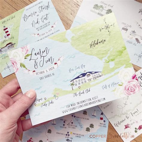 How To Include Maps In Wedding Invitations Emmaline Bride