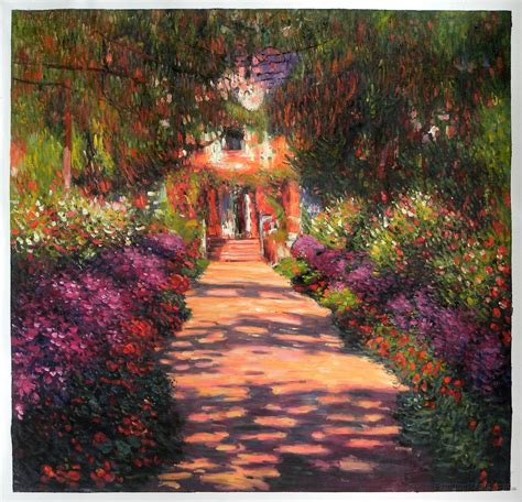 Pathway In Monets Garden At Giverny 1902 Claude Monet Paintings
