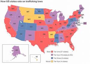 Bbc News Human Trafficking How Us States Fare