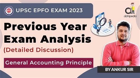 Upsc Epfo Exam General Accounting Principle Previous Year Exam