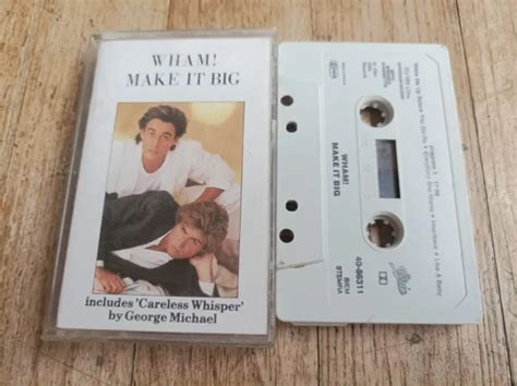 Wham Make It Big Cassette Audio Tape K7 Europe Press George Michael