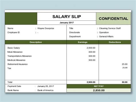 Explore Our Example Of Salary Payment Voucher Template Voucher Design