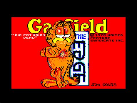 Garfield Big Fat Hairy Deal Amstrad Cpc