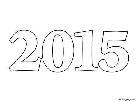 Graduation coloring page to download and coloring. Number 2015 - Coloring Page