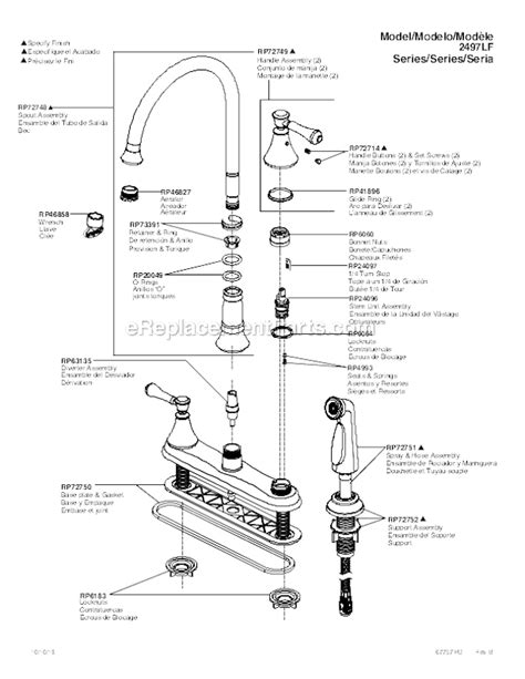 Peerless kitchen faucet parts diagram fresh peerless bathroom faucet warranty fresh 40 list peerless kitchen graceful moen kitchen faucet we collect a lot of pictures about delta faucet parts diagram and finally we upload it on our website. Delta Faucet Cassidy Kitchen Faucet with Spray | 2497LF-RB ...