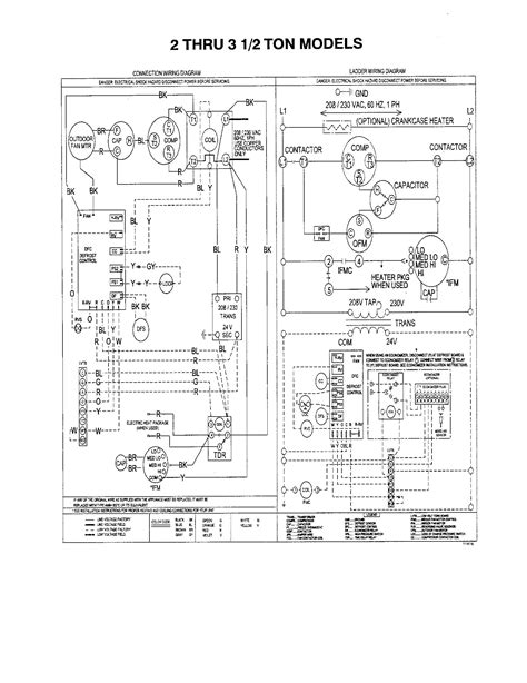 A wiring diagram is a simplified conventional pictorial representation of an electrical circuit. York Condensing Unit Wiring Diagram Collection