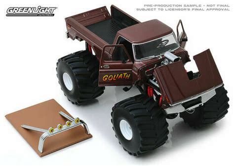 Ford F 250 Goliath With 66 Inch Tires 1979 Brown Greenlight Monster