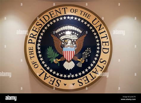 Seal Of The President Of The United States Usa Stock Photo Alamy