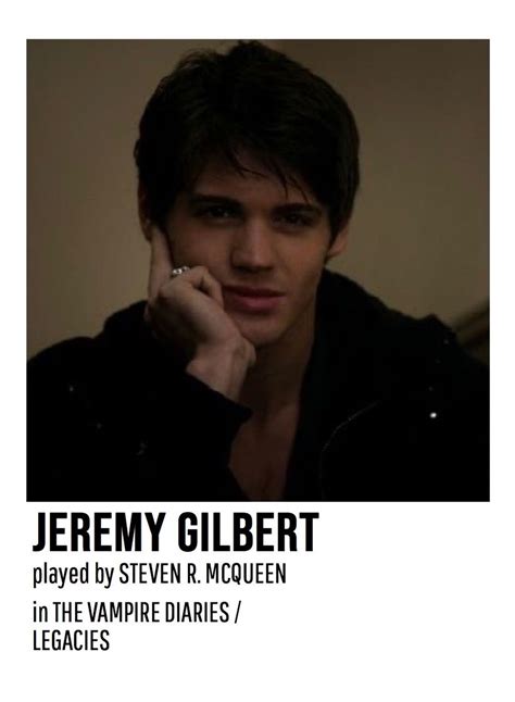 Character Card For Jeremy Gilbert The Vampire Diaries Characters