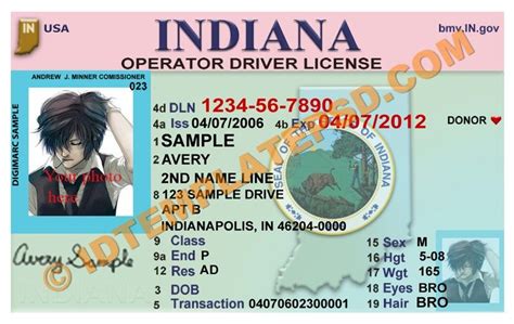Driving License Photoshop Template Bablabout