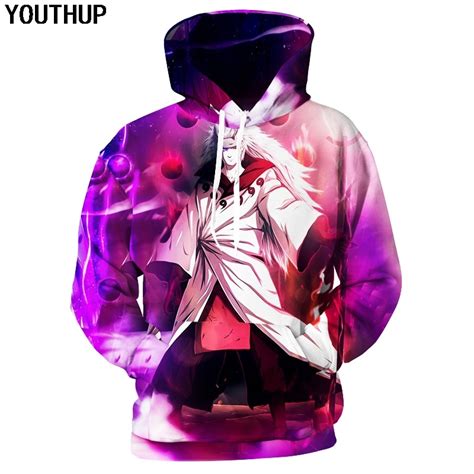 Youthup 2018 New Design 3d Hoodies Men Cartoon Print Hooded Sweatshirts